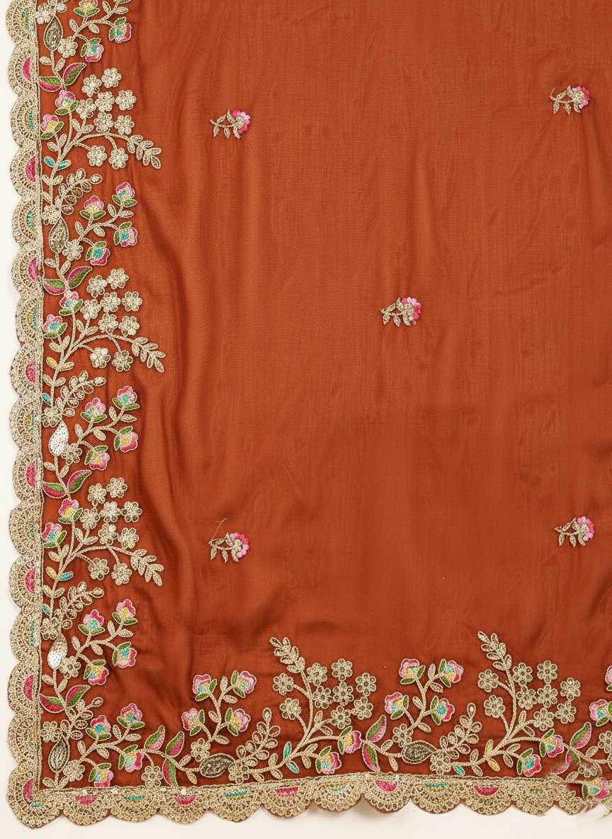 Rangoli Silk Embroidered Sarees
